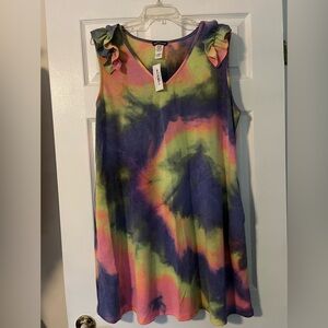 Heimish Tie Dye Dress size 2X, great for a cover up also